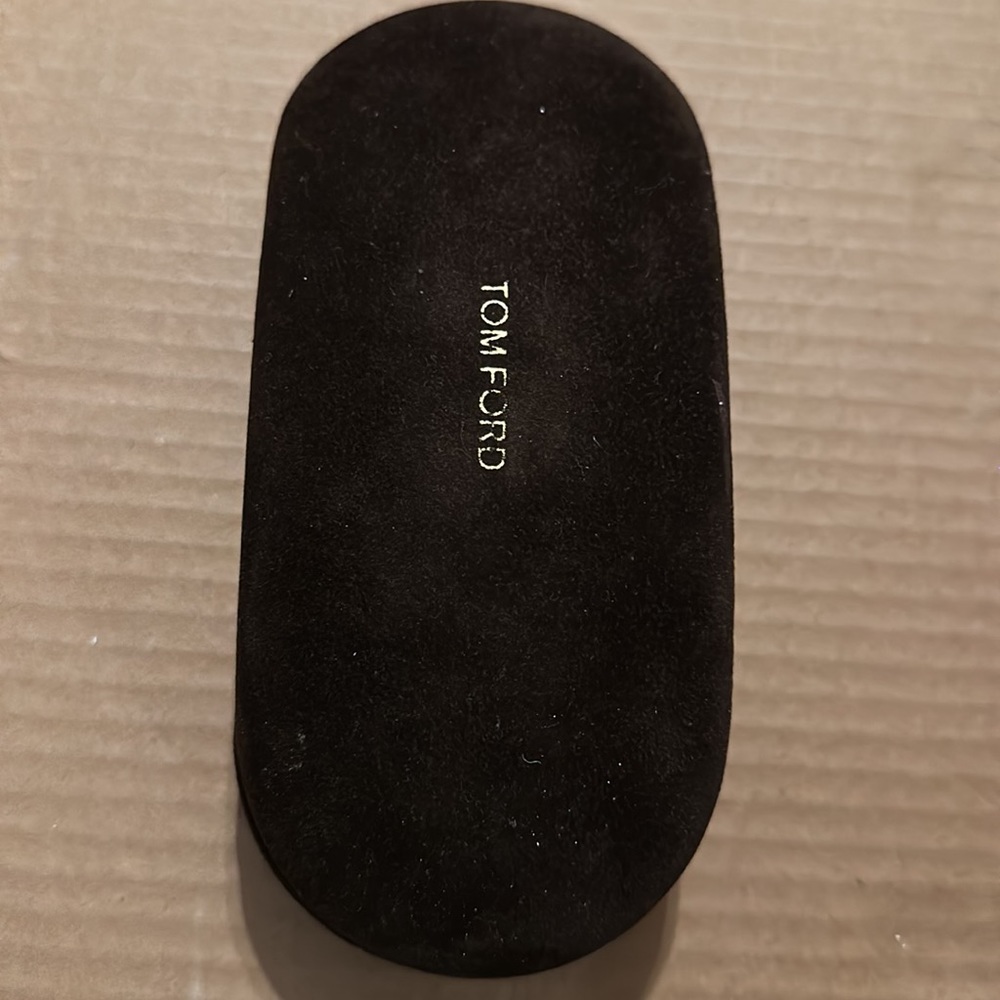 Tom Ford Logo Glasses protective case soft velvet inside out
